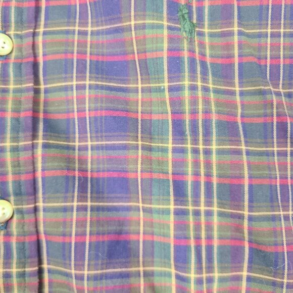 Ralph Lauren Oxford Long Sleeve Button Down Shirt Casual Men's Size Large - Picture 4 of 8